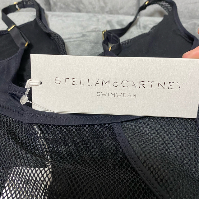 Stella McCartney(ステラマッカートニー)のステラマッカートニー　メッシュ　水着　スイム　スーツ　ワンピース　ビキニ　黒 レディースの水着/浴衣(水着)の商品写真