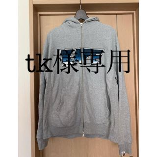 アベイシングエイプ パーカー(メンズ)(ブルー・ネイビー/青色系)の