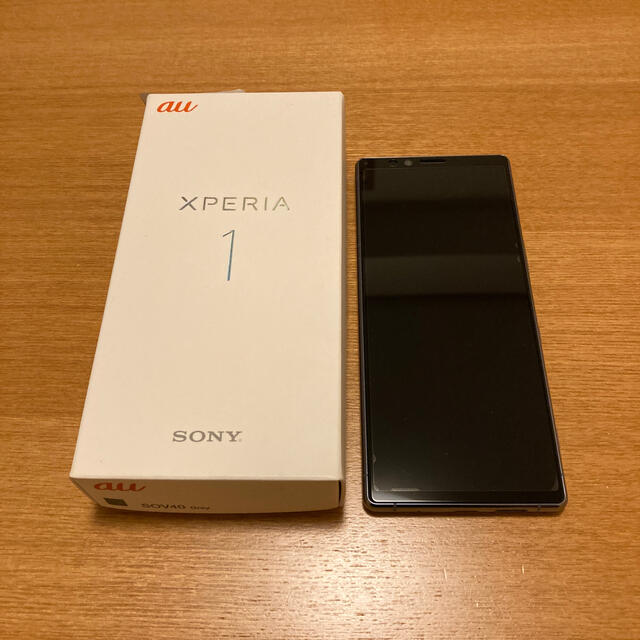 スマートフォン本体XPERIA 1 au グレー