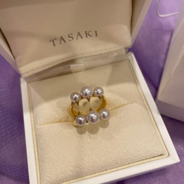 TASAKI(タサキ)の試着のみ　未使用　TASAKI デインジャー シグネチャー リング 10号 レディースのアクセサリー(リング(指輪))の商品写真