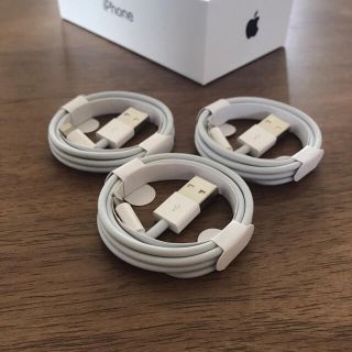 アイフォーン(iPhone)のiPhone 充電器 充電ケーブル コード lightning cable(バッテリー/充電器)