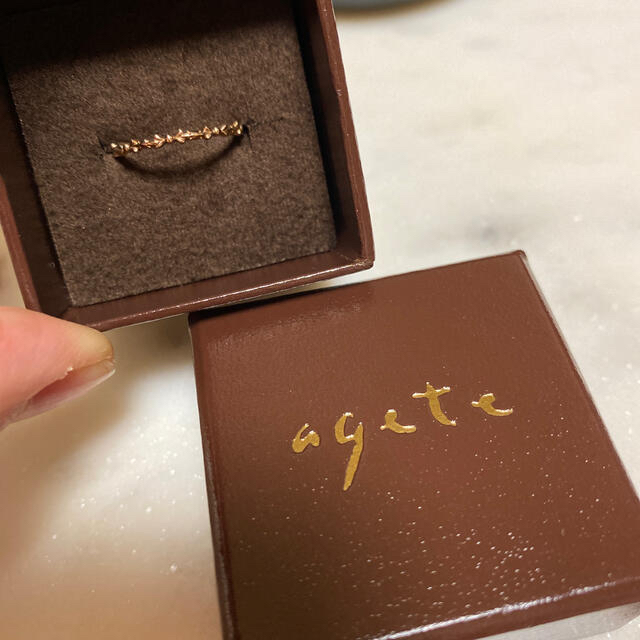 agete(アガット)のアガット　リング レディースのアクセサリー(リング(指輪))の商品写真