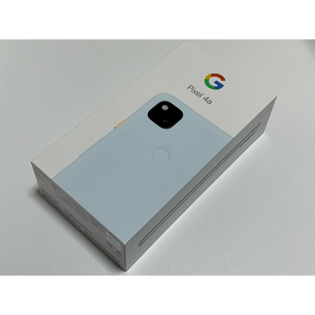 Google Pixel(グーグルピクセル)のGoogle Pixel 4a 128GB Barely Blue SIMフリー スマホ/家電/カメラのスマートフォン/携帯電話(スマートフォン本体)の商品写真