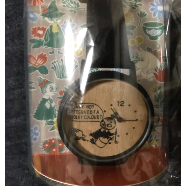 STUDIO CLIP(スタディオクリップ)のMOOMIN×studio CLIP 新品  ウッドラウンドウォッチ　ミイ レディースのファッション小物(腕時計)の商品写真