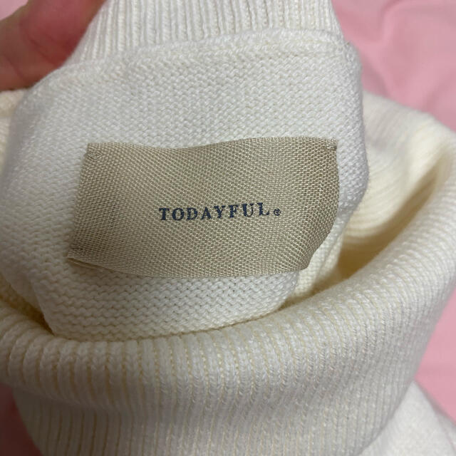 TODAYFUL(トゥデイフル)のtodayful トゥデイフル  ハーフスリーブタートルニット レディースのトップス(ニット/セーター)の商品写真