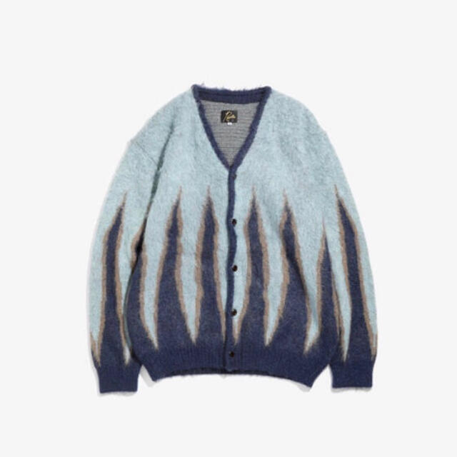 NEEDLES MOHAIR CARDIGAN flame モヘアカーディガン