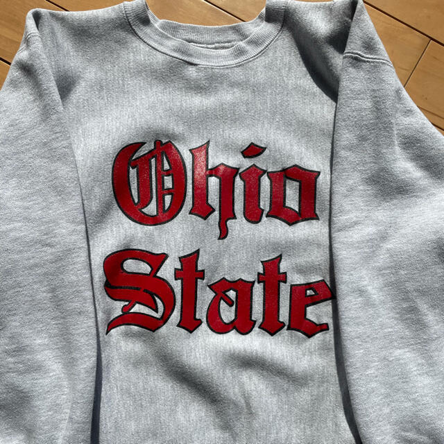 「極美品」champion usa製リバースウィーブ　ohio state