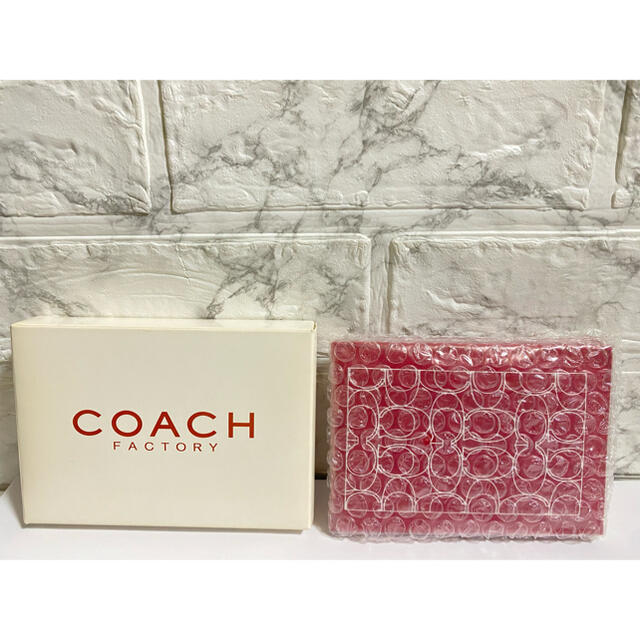 COACH(コーチ)のcoach折りたたみミラーコーチポケット付き布製 レディースのファッション小物(ミラー)の商品写真