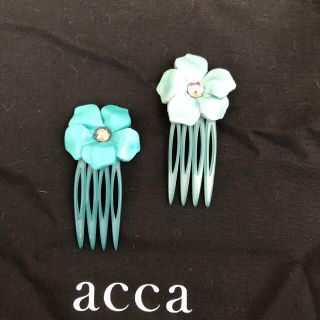 アッカ(acca)のぴよぴよさん専用　accaレザーヘアコーム(ヘアピン)