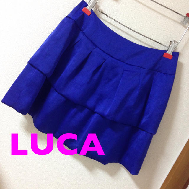 LUCA(ルカ)のLUCA♡ロイヤルブルースカート レディースのスカート(ミニスカート)の商品写真