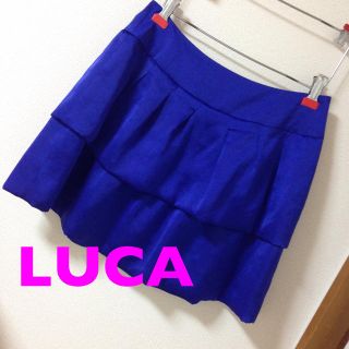 ルカ(LUCA)のLUCA♡ロイヤルブルースカート(ミニスカート)