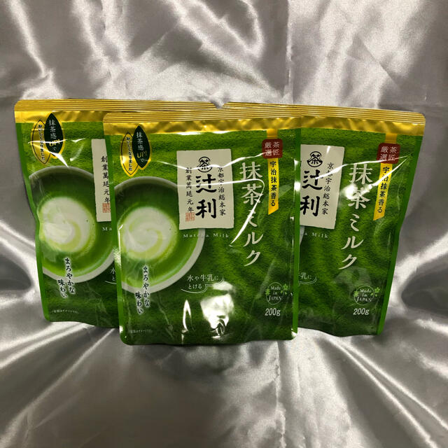 辻利 抹茶ミルク 200g×3袋 食品/飲料/酒の飲料(茶)の商品写真