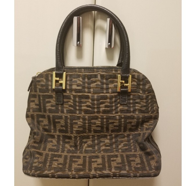 最安挑戦! FENDI ズッカ柄 ハンドバッグ 美品 FENDI - ハンドバッグ