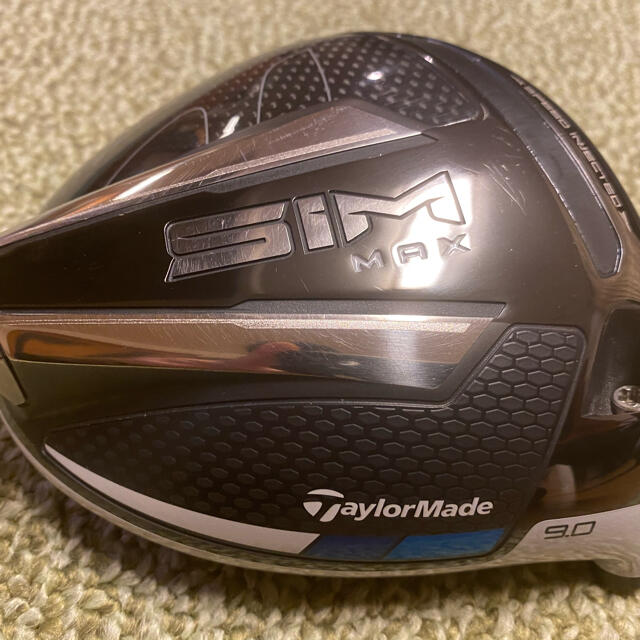 TaylorMade(テーラーメイド)のテーラーメイド SIM MAXドライバー9.0°ヘッド スポーツ/アウトドアのゴルフ(クラブ)の商品写真