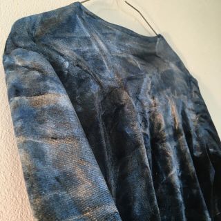 ロキエ(Lochie)のvintage velvet ビンテージ   ベルベット　グラデーション　トップ(カットソー(長袖/七分))