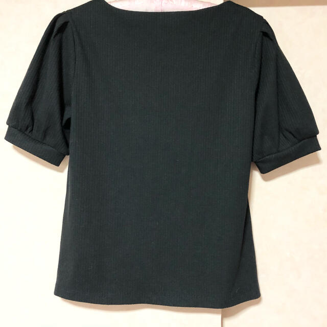 Rope' Picnic(ロペピクニック)の美品　ROPE’ PICNIC Tシャツ カットソー トップス　黒　韓国 レディースのトップス(カットソー(半袖/袖なし))の商品写真