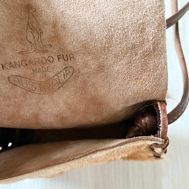 KANGAROO FUR カンガルー　ファー　ポシェット　ショルダーバッグ レディースのバッグ(ショルダーバッグ)の商品写真