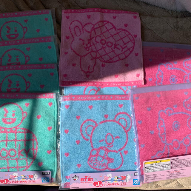 BTS BT21 ハンドタオル 一番くじ 防弾少年団 | フリマアプリ ラクマ