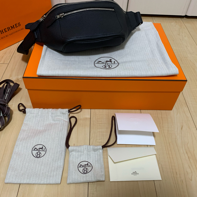 Hermes(エルメス)の新品未使用　　エルメス　シティスライドクロス　PM ブラック メンズのバッグ(ウエストポーチ)の商品写真