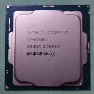 Core i7 8700k-BOX(PCパーツ)