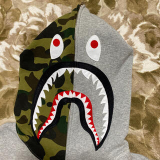 激レア　初期BAPE × JAWS SHARK  HOODIE