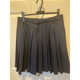 中古セーラー服スカート大きいサイズ冬物紺(ロングスカート)