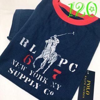 ポロラルフローレン(POLO RALPH LAUREN)の新品 ラルフローレン 6/120 ビッグポニーグラフィックTシャツ(Tシャツ/カットソー)