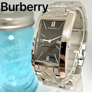 バーバリー(BURBERRY)の185 バーバリー時計　レディース腕時計　新品電池　スクエア　メンズ腕時計(腕時計)