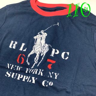 ポロラルフローレン(POLO RALPH LAUREN)の新品 ラルフローレン 4T/110 ビッグポニーグラフィックTシャツ(Tシャツ/カットソー)