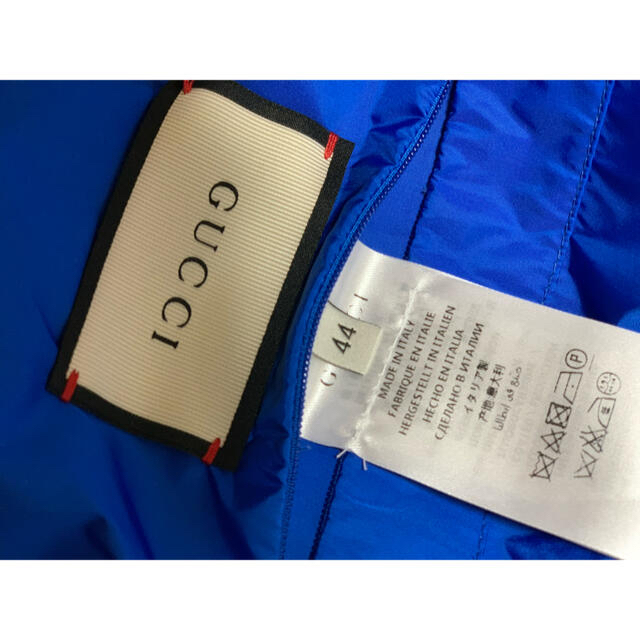 Gucci(グッチ)の最終お値下げ●GUCCIグッチ青ベンガル虎ナイロンジャケット44 メンズのジャケット/アウター(ナイロンジャケット)の商品写真