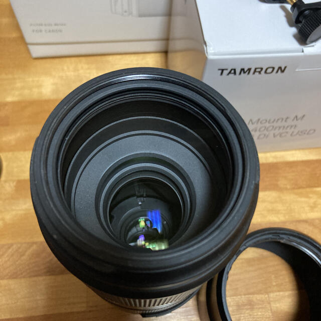 TAMRON(タムロン)のTAMRON100-400mm Di VC USD  三脚座付き スマホ/家電/カメラのカメラ(レンズ(ズーム))の商品写真