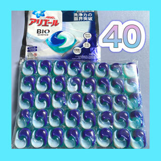 ピーアンドジー(P&G)のアリエールジェルボール40個(洗剤/柔軟剤)