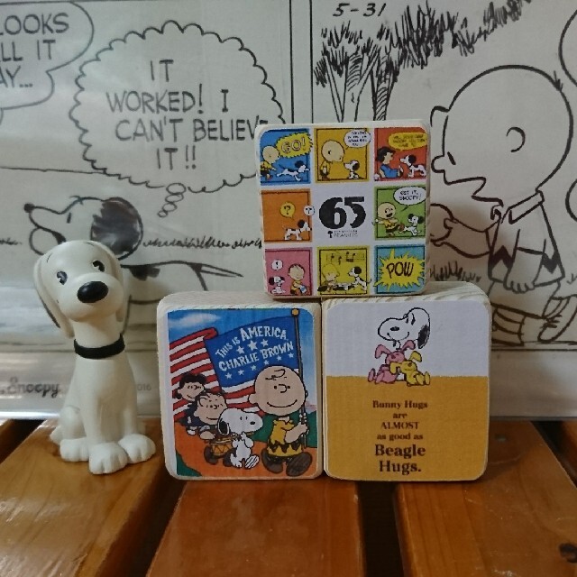 Snoopy スヌーピー インテリアブロック 積木オブジェの通販 By Sorara S Shop スヌーピーならラクマ