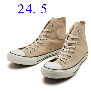 コンバース(CONVERSE)のABCマート限定ベージュハイカット24.5(スニーカー)