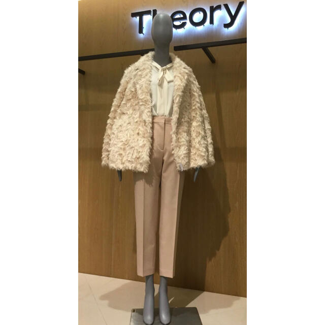 theory - Theory 18aw フェイクファーコートの通販 by yu♡'s shop