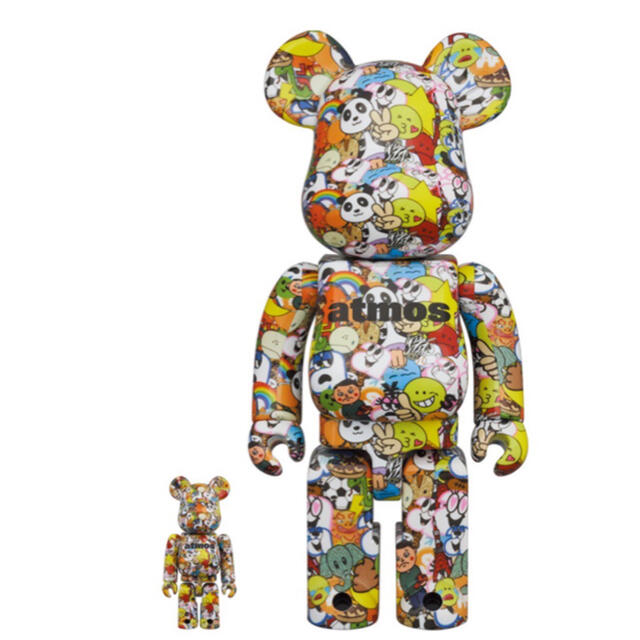 BE@RBRICK atmos x EMOJI 100% & 400%