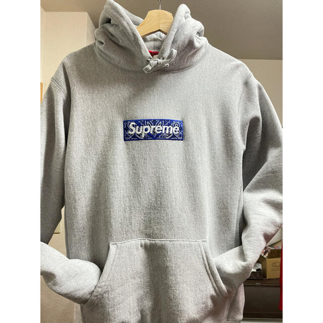 送料込!!Supreme21fw BoxLogo ライトマスタード L