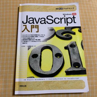 ３０時間アカデミックＪａｖａＳｃｒｉｐｔ入門 Ｗｉｎｄｏｗｓ対応(コンピュータ/IT)