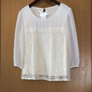 ミッシュマッシュ(MISCH MASCH)の新品タグ付き＊MISCH MASCH＊ レース＊ブラウス(シャツ/ブラウス(長袖/七分))