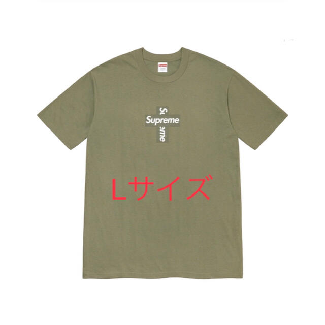 絶対一番安い @me-yu様専用Cross - Supreme Box OliveL Light Tee Logo Tシャツ/カットソー(半袖/袖なし)