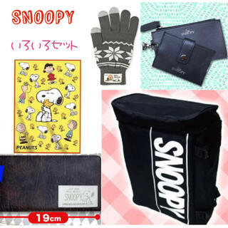 スヌーピー(SNOOPY)のスヌーピー 新品 手袋 ブランケット ウォレット カードケース  リュック 新品(キャラクターグッズ)
