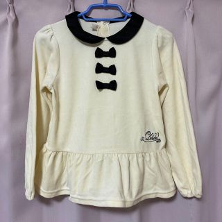 オリーブデオリーブ(OLIVEdesOLIVE)のOLIVEdesOLIVE ペプラムベロアトップス　サイズ130(Tシャツ/カットソー)