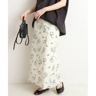 イエナ(IENA)のおせろ様専用❄️20SS超美品デシンプリント フレアスカート38(ロングスカート)