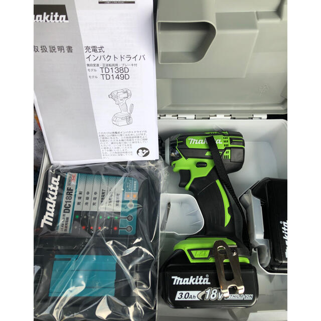 Makita(マキタ)の最終値下げ☆マキタ　インパクトドライバーフルセット　18v 3Ah☆ スポーツ/アウトドアの自転車(工具/メンテナンス)の商品写真