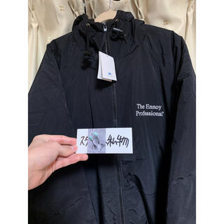 ワンエルディーケーセレクト(1LDK SELECT)の手洗いステッカー付　ennoy nylon hooded jacket サイズL(ナイロンジャケット)