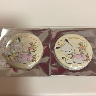 サンリオ(サンリオ)のむにゅぐるみパティオ　ノベルティ　缶バッジ　ポチャッコ(バッジ/ピンバッジ)