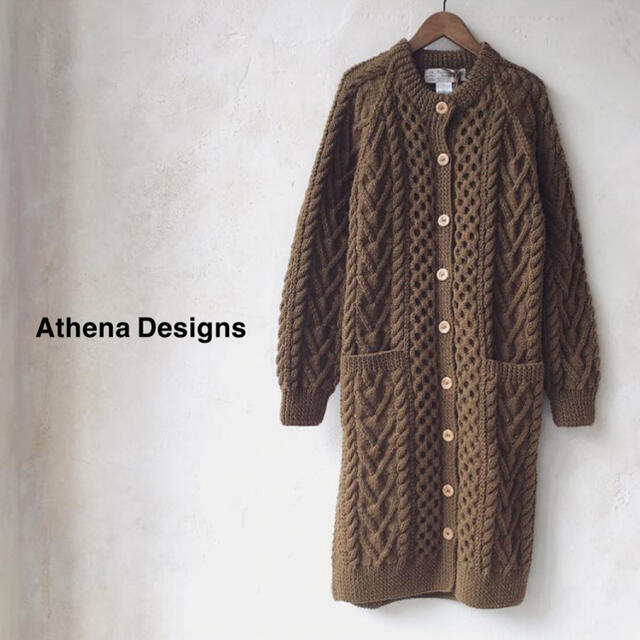 【新品未使用】Athena Designs（アテナデザイン）|ロングカーディガン