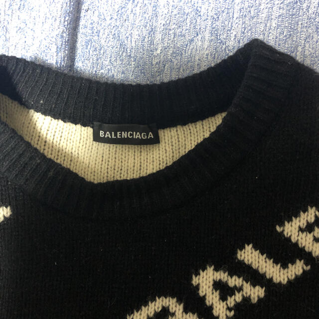 BALENCIAGA.KNITS バレンシアガ  七分袖ニットセーター カシミヤ