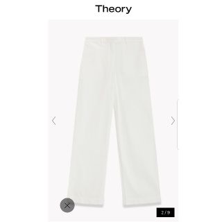 セオリー(theory)のTheory新品ワイドパンツ　ホワイト(カジュアルパンツ)