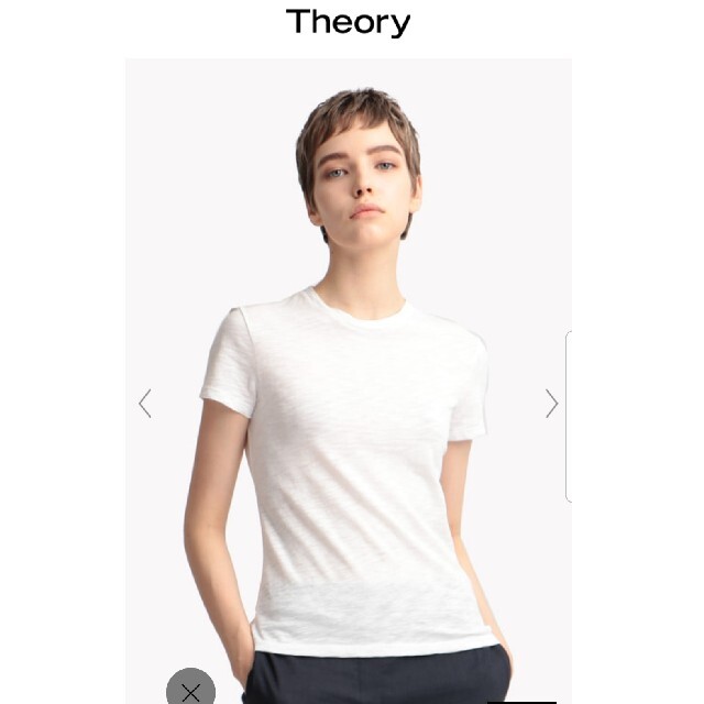 Theory20ss新品白Tシャツ | フリマアプリ ラクマ